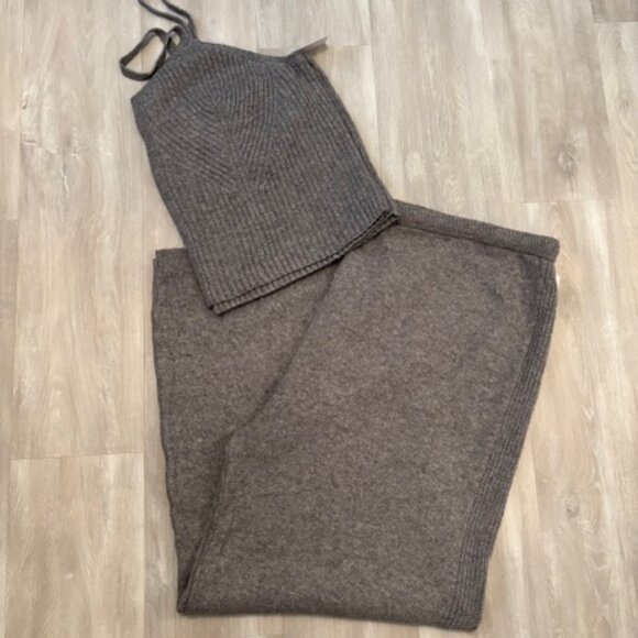 Auden Gray Sweater Knit Pajama Set  - NWT 4X - Picture 4 of 6